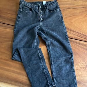 H&M &denim gray skinny jeans